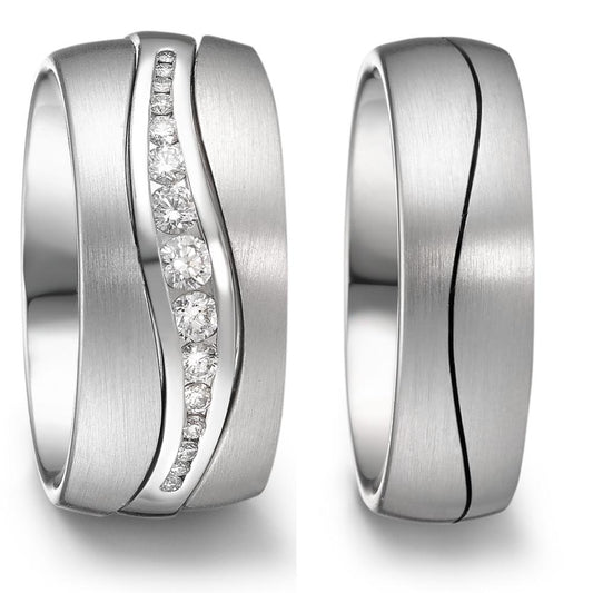 Wedding Ring 18k White Gold