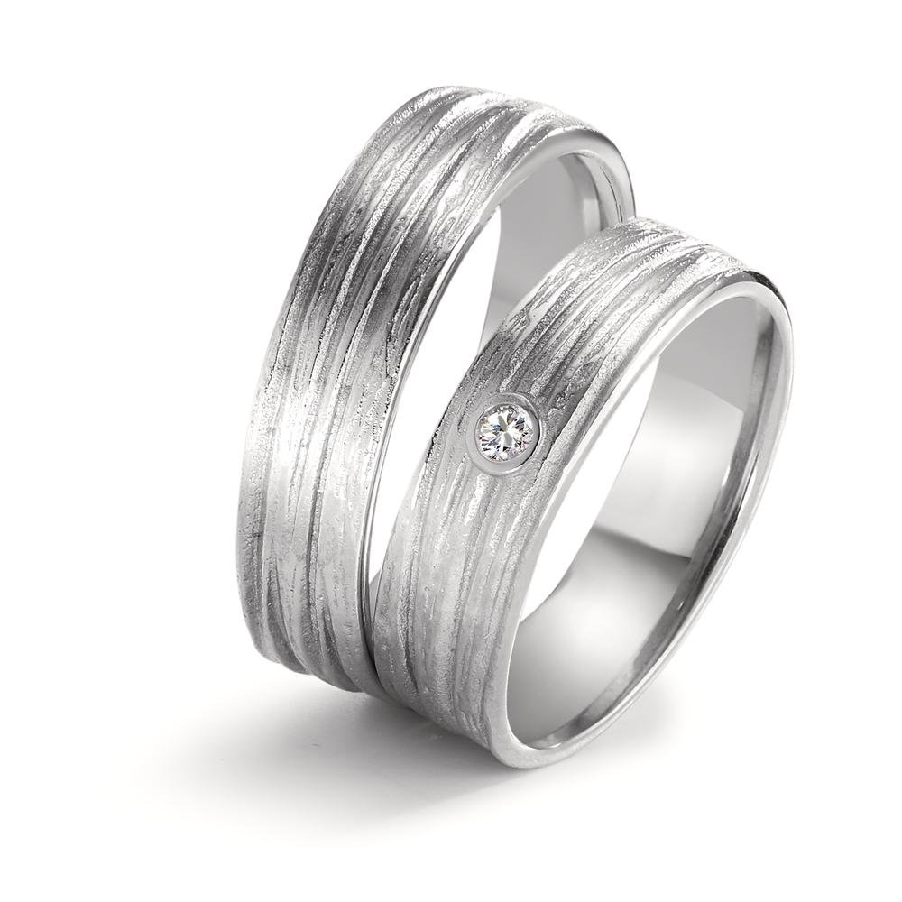 Wedding Ring 18k White Gold