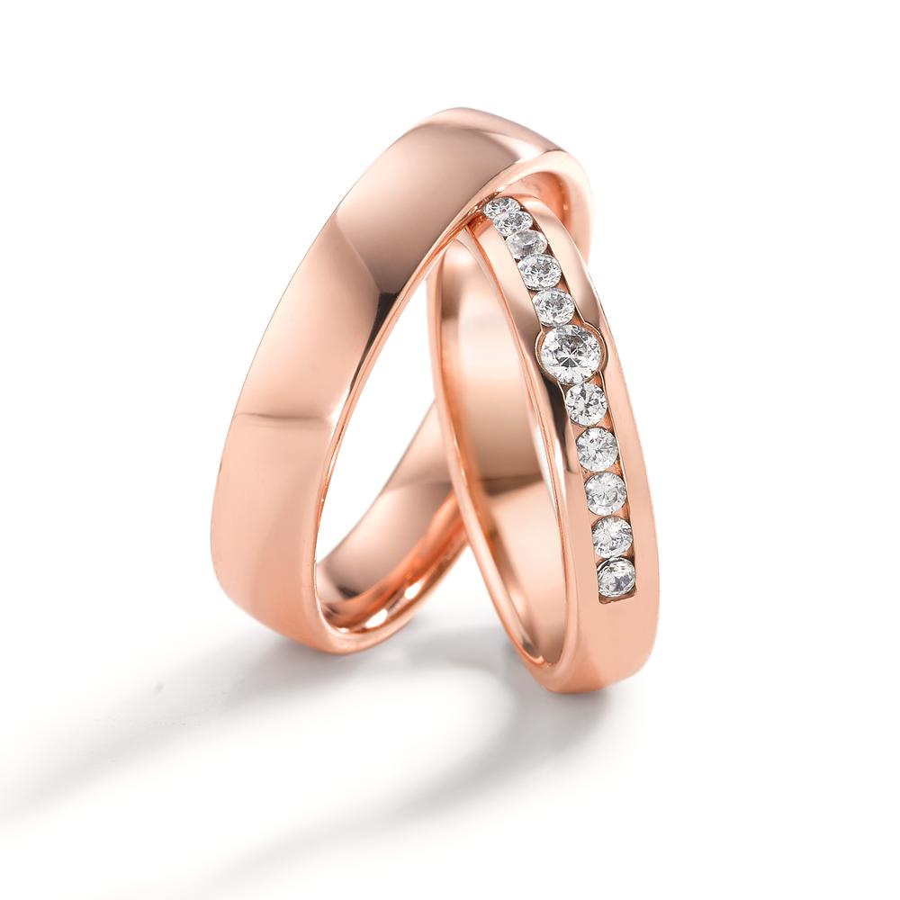 Wedding Ring 18k Red Gold