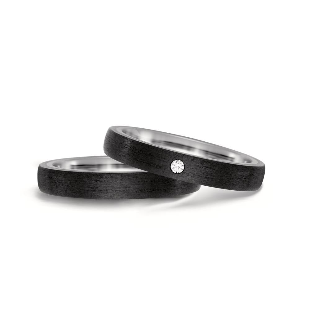 Wedding Ring Titanium, Carbon