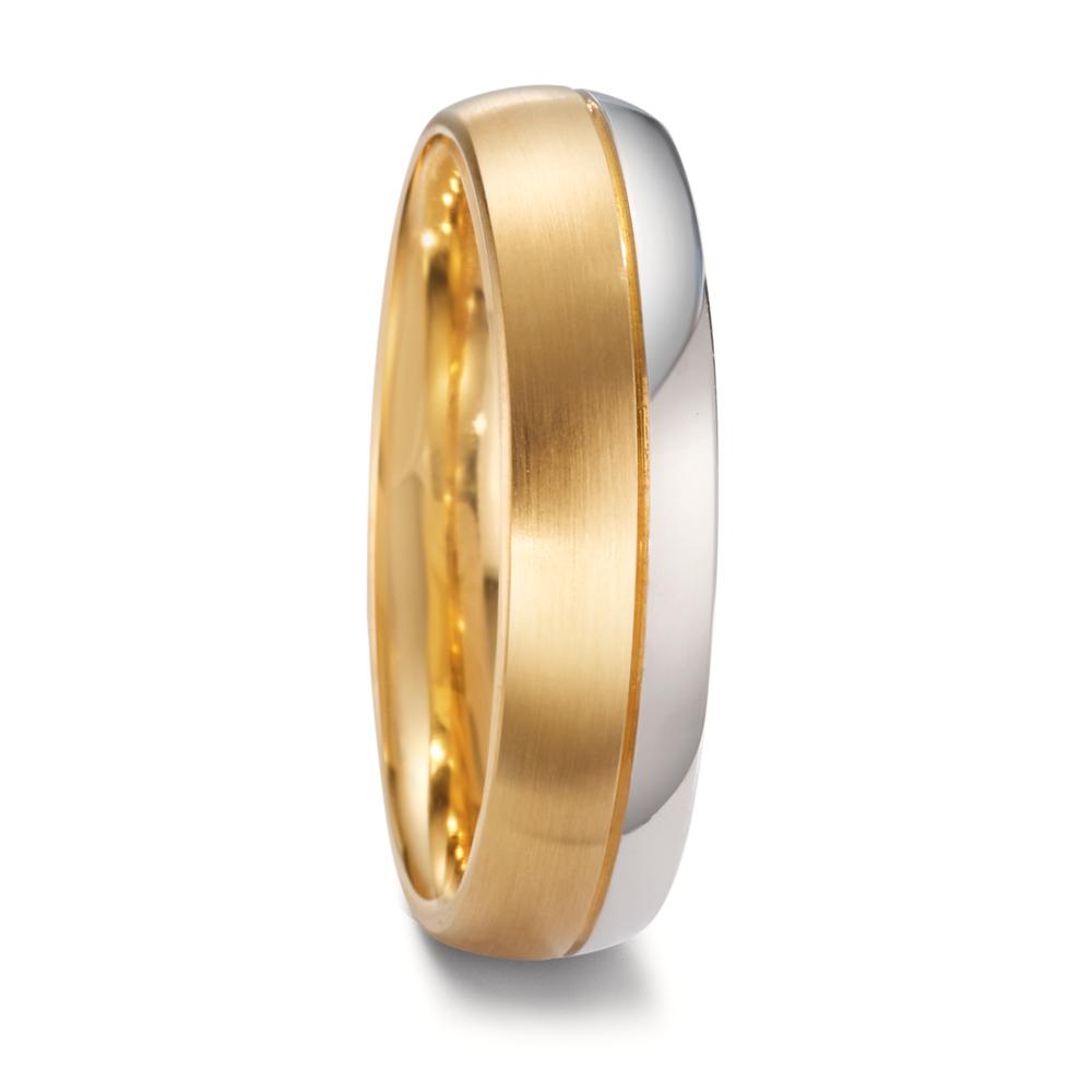 Wedding Ring 18k White Gold, 18k Yellow Gold