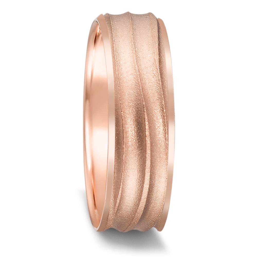 Wedding Ring 18k Red Gold