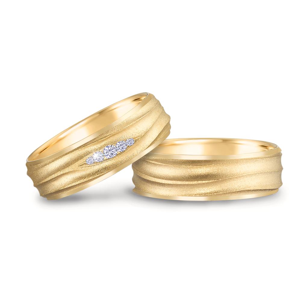 Wedding Ring 18k Yellow Gold