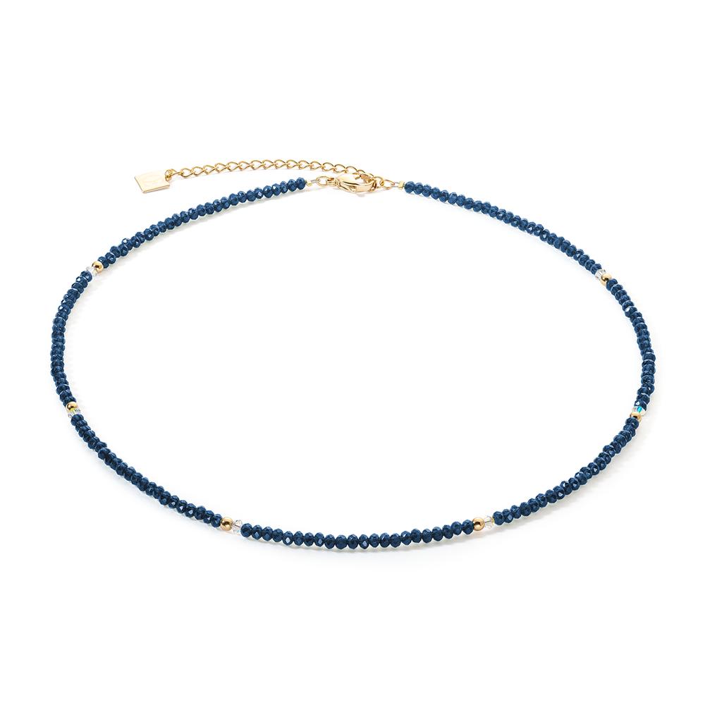 Necklace Stainless steel Yellow IP coated 42-48 cm