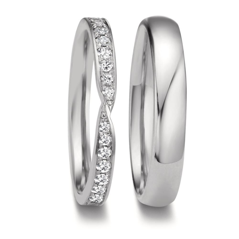 Wedding Ring 18k White Gold