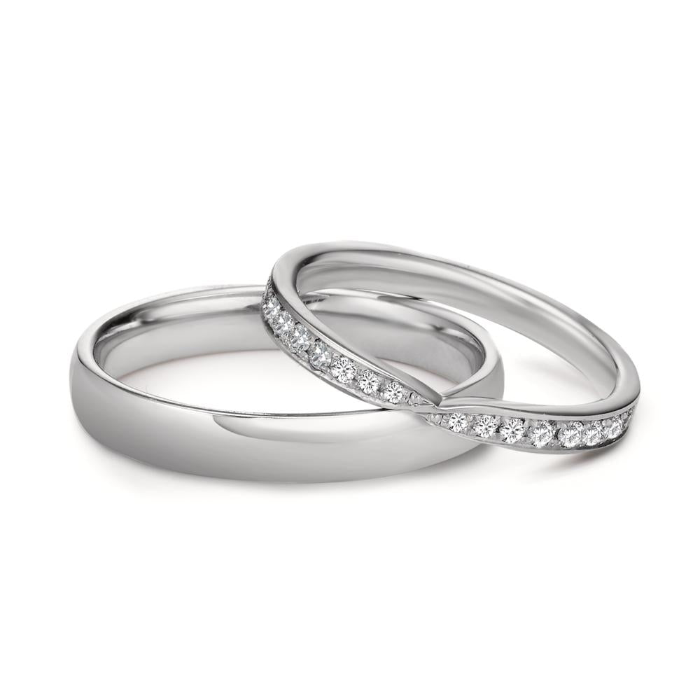 Wedding Ring 18k White Gold