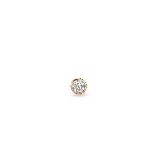 Single stud earring 18k Yellow Gold