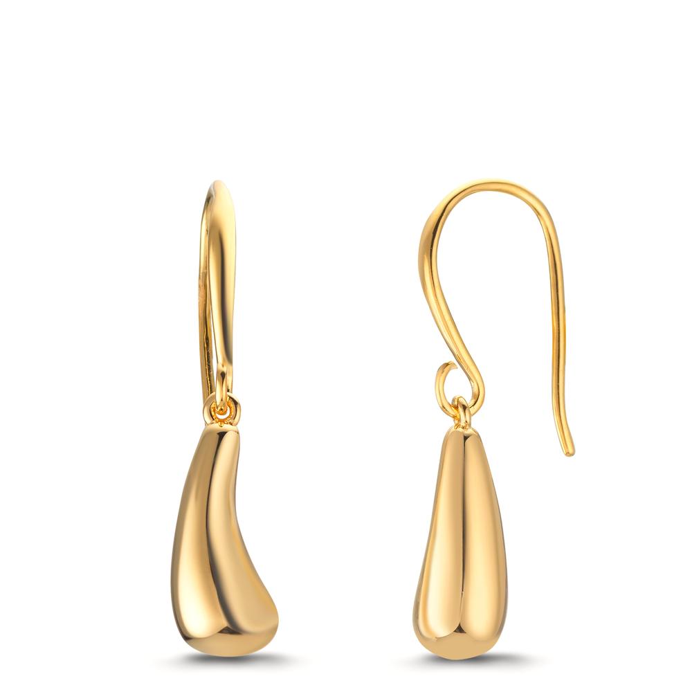 Drop Earrings Silver Yellow Gold plated