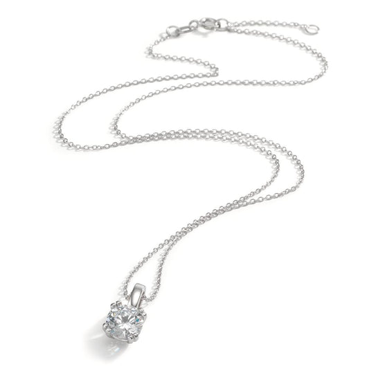 Necklace with pendant 9k White Gold 40-42 cm