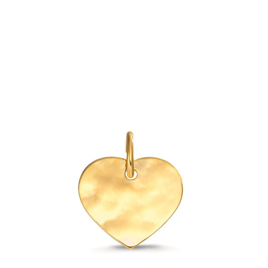 Engravable pendant 9k Yellow Gold Heart Ø11 mm