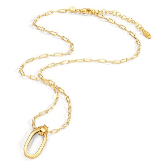 Necklace Silver Yellow Gold plated 40-44 cm