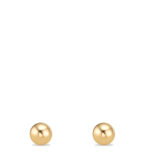 Stud earrings 9k Yellow Gold Ø4 mm