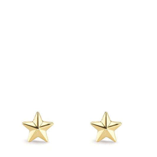 Stud earrings 9k Yellow Gold Star Ø4.5 mm