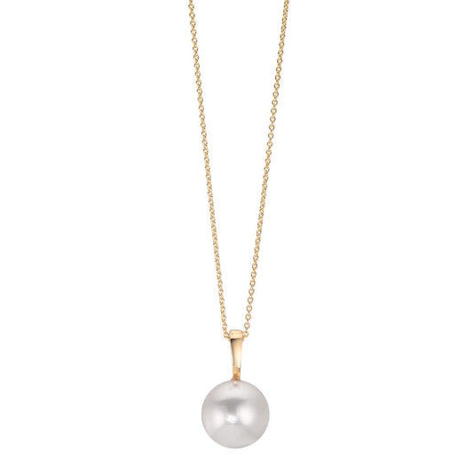 Pendant 14k Yellow Gold Akoya pearls 8-8.5 mm