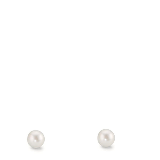 Stud earrings 9k Yellow Gold Shining pearls, 2 Pearls 3-3.5 mm