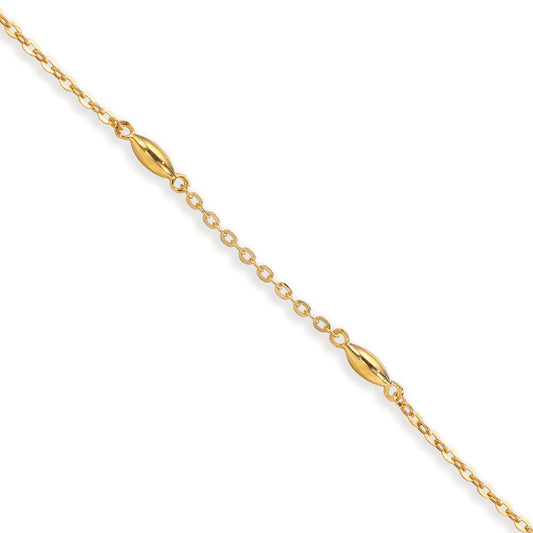 Bracelet 9k Yellow Gold 16-18 cm