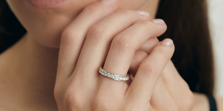 Paare - Memory Ringe - Weissgold