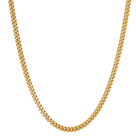 Curb-Necklace 18k Yellow Gold 50 cm
