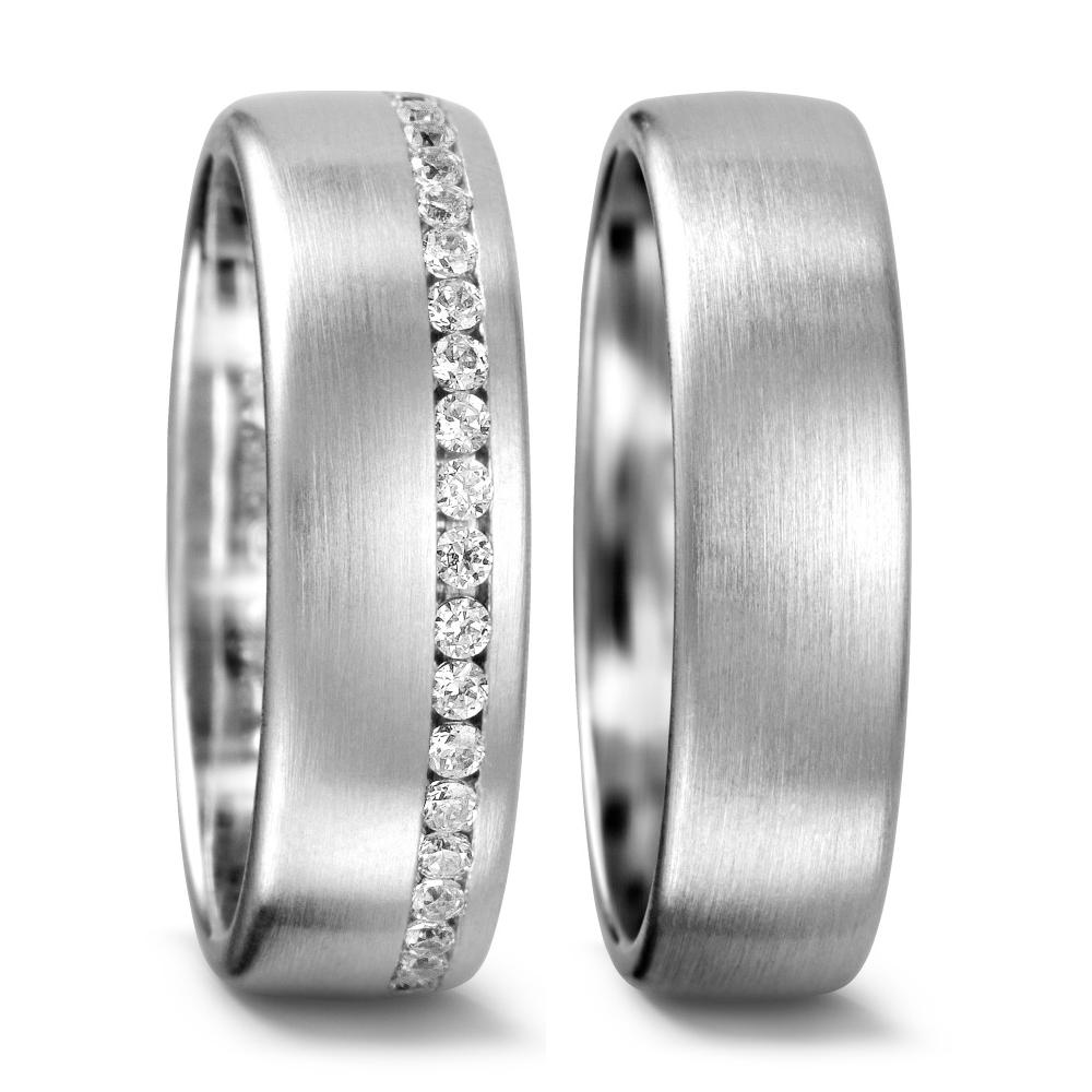 Wedding Ring 18k White Gold
