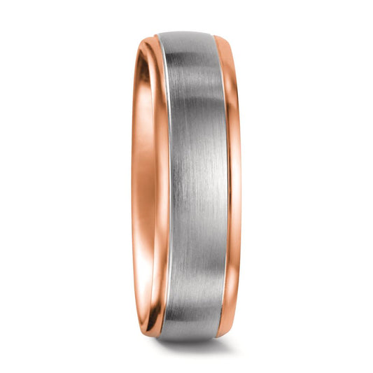 Wedding Ring 18k White Gold, 18k Red Gold