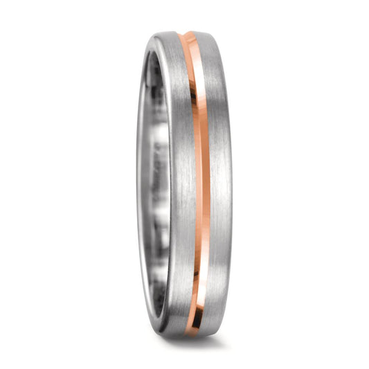 Wedding Ring 18k White Gold, 18k Red Gold