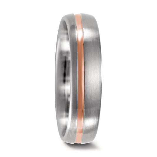 Wedding Ring 18k White Gold, 18k Red Gold