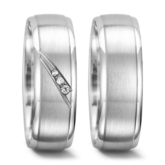 Wedding Ring 18k White Gold