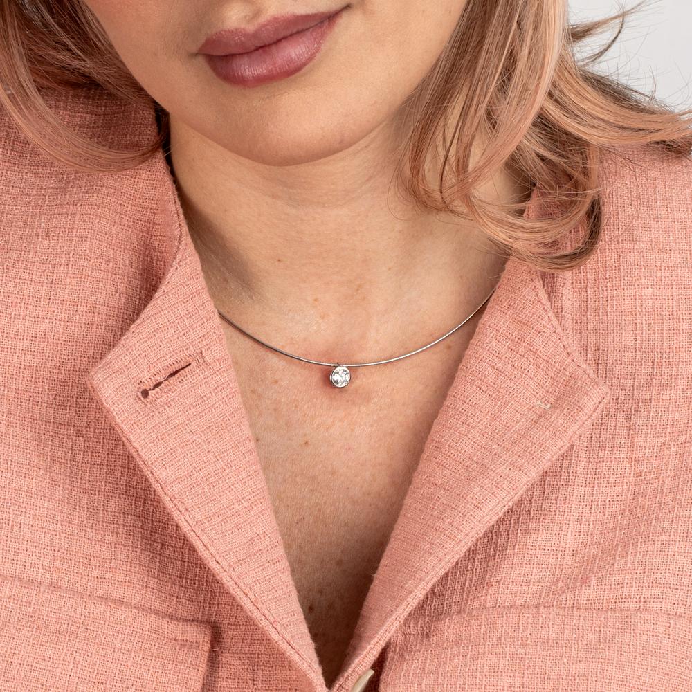 Necklace 18k White Gold 42 cm