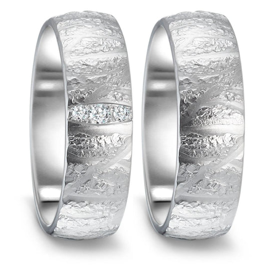 Wedding Ring 18k White Gold