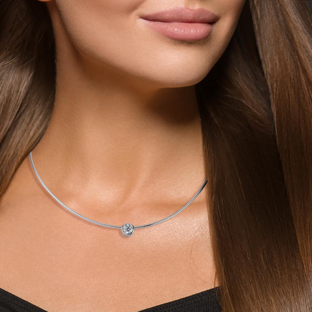 Necklace 18k White Gold 42 cm