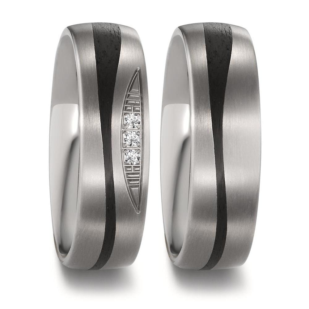 Wedding Ring Titanium, Carbon