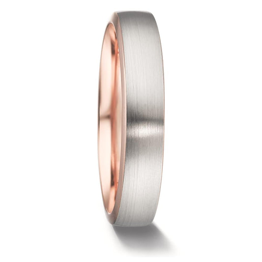 Wedding Ring 18k Red Gold, 18k White Gold