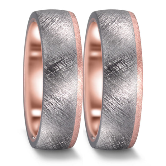 Wedding Ring Tantal 999, 14k Rose Gold