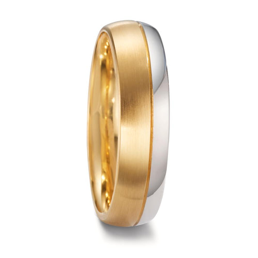 Wedding Ring 18k White Gold, 18k Yellow Gold