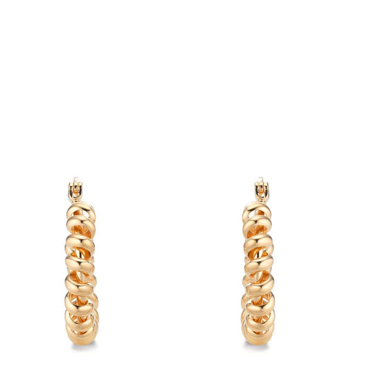 Hoop earrings Bronze gold plated 3 microns