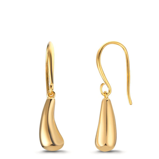 Drop Earrings Silver Yellow Gold plated