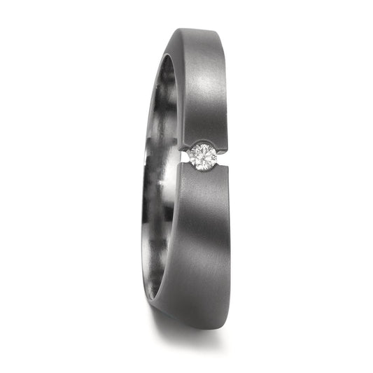 Wedding Ring Tantal 999 Diamond 0.03 ct, w-si