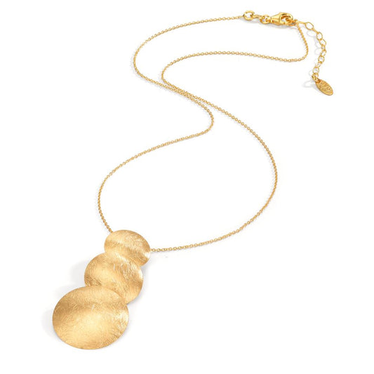 Necklace Silver Yellow Gold plated 40-44 cm