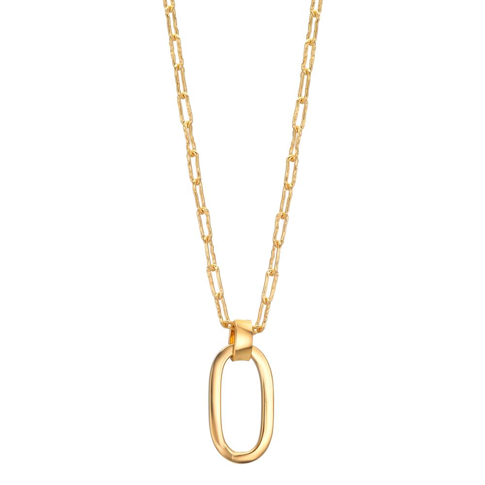 Necklace Silver Yellow Gold plated 40-44 cm