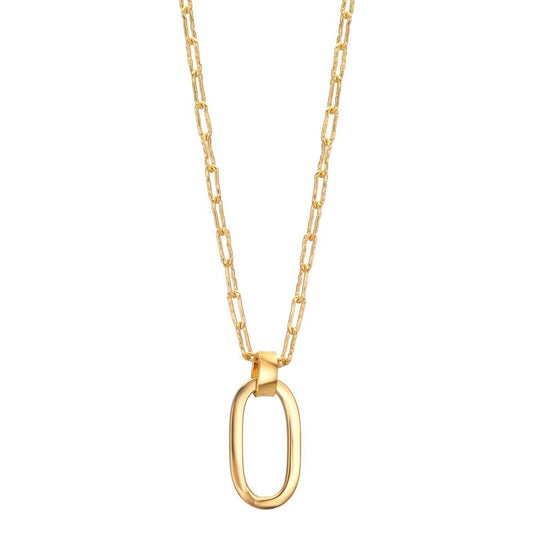 Necklace Silver Yellow Gold plated 40-44 cm