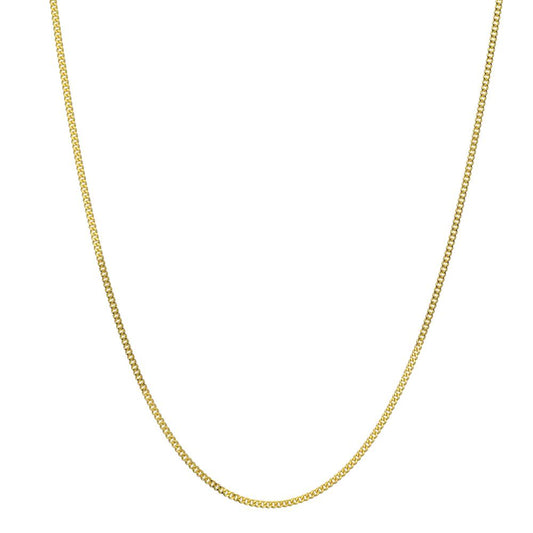 Curb-Necklace 18k Yellow Gold 36 cm
