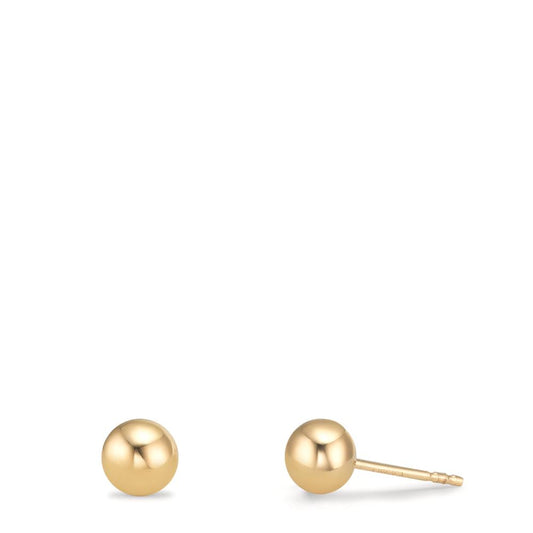 Stud earrings 9k Yellow Gold Ø4 mm