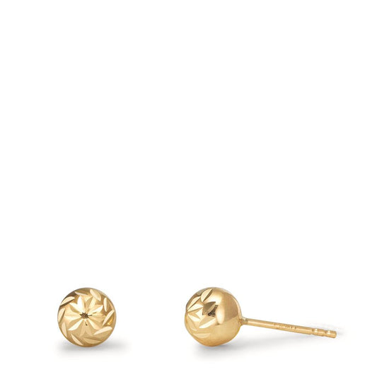 Stud earrings 9k Yellow Gold Ø5 mm