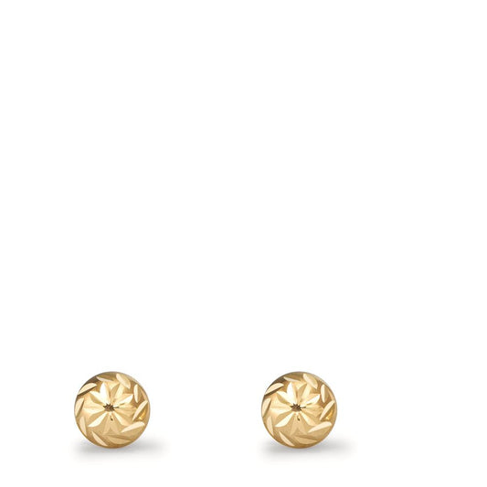 Stud earrings 9k Yellow Gold Ø5 mm