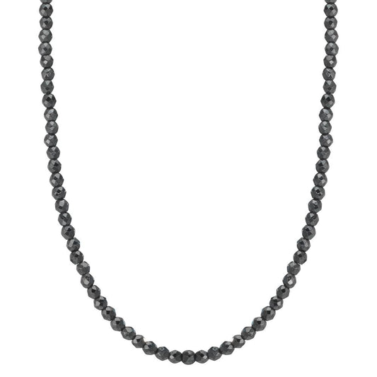 Necklace Stainless steel Hematite 3 mm 42 cm