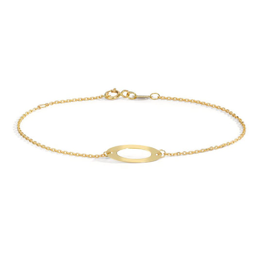 Bracelet 9k Yellow Gold 16-18 cm
