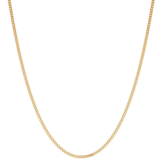 Curb-Necklace 18k Yellow Gold 36 cm