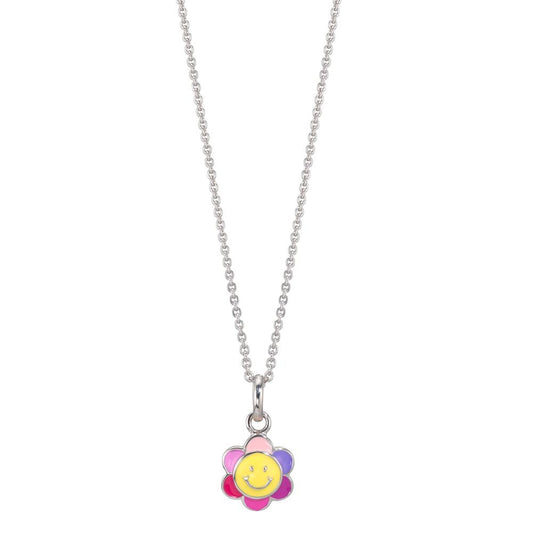 Necklace with pendant Silver Rhodium plated 36 cm