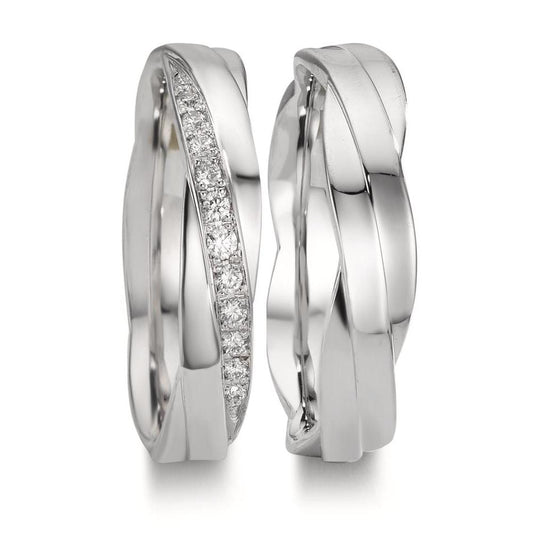 Wedding Ring 18k White Gold
